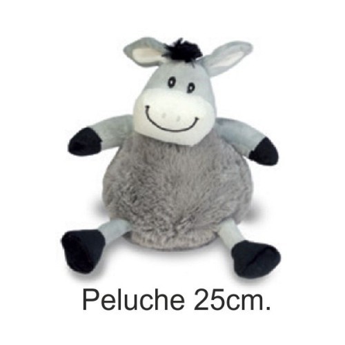 Gray Donkey Plush Toy for Dogs