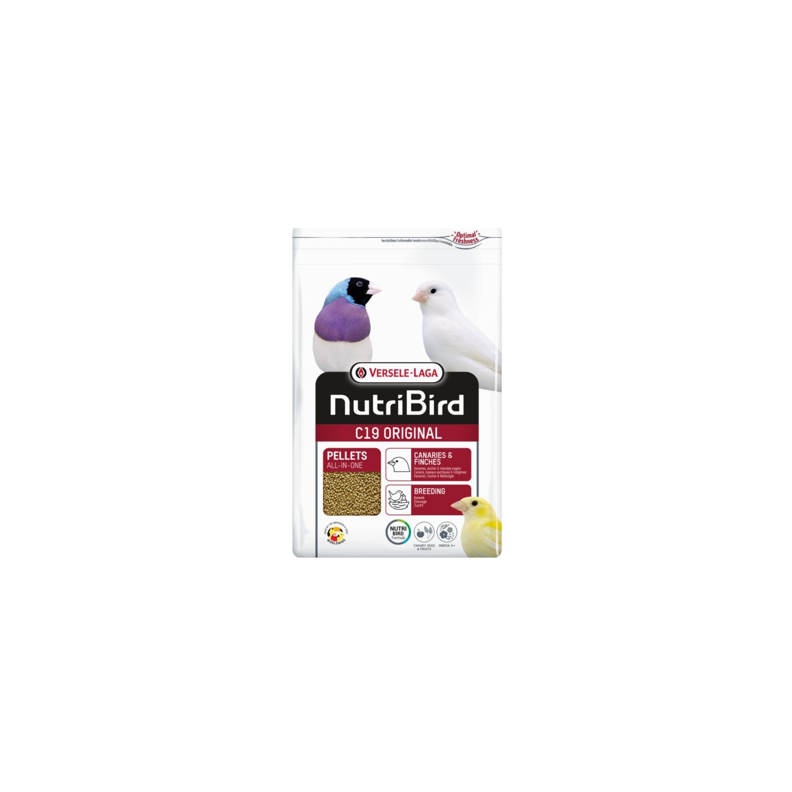 Nutribird C19 Original 3 Kg Alimento Completo para Aves