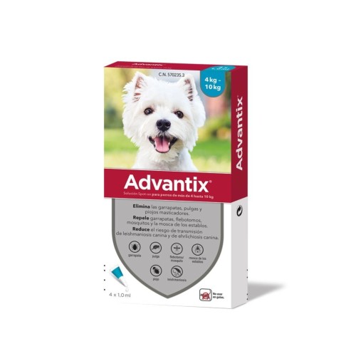 Advantix Spot-On for Dogs 4-10 Kg