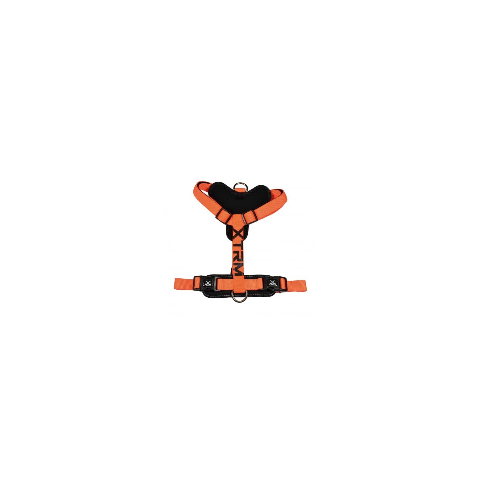 X-TRM Cronos Neon Flash Harness for Dogs - Orange