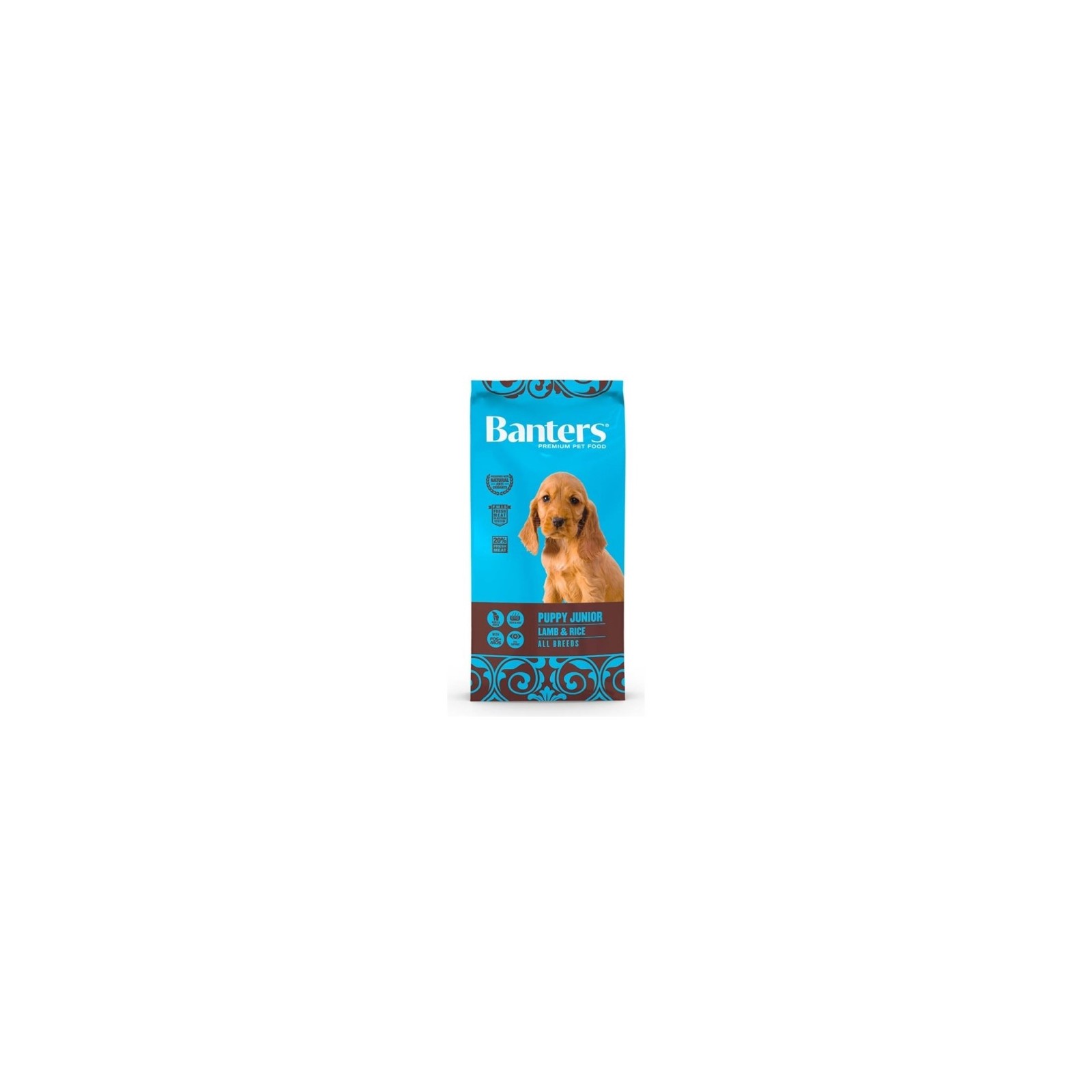 Banters Puppy Cordero Arroz 3kg para Perros