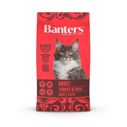 Banters Adult Cat Turkey & Rice 2 Kg