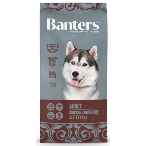 Banters Comida para Perro Adulto Sin Cereales 15Kg