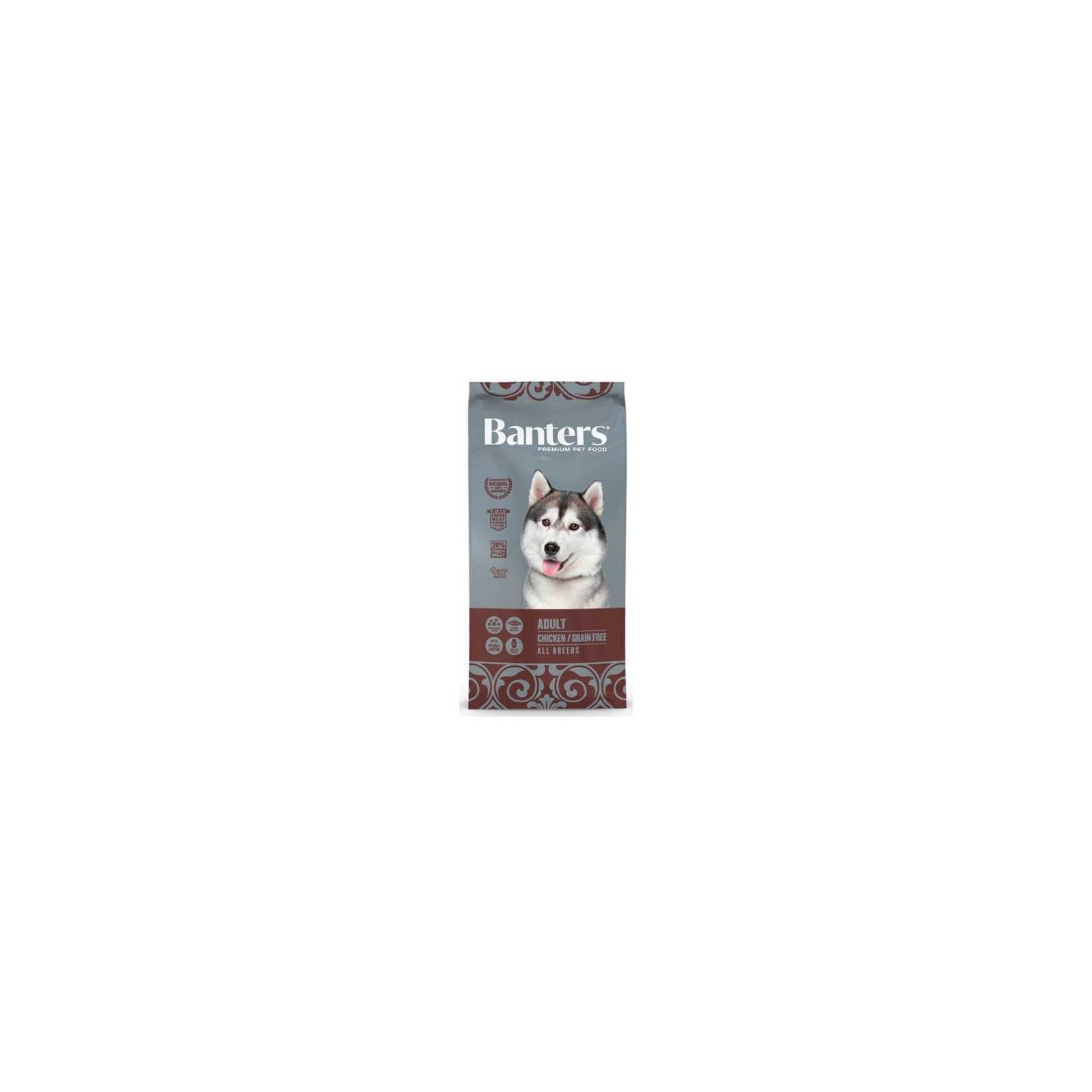 Banters Comida para Perro Adulto Sin Cereales 15Kg