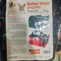 Bolso de Viaje Plegable para Mascotas Negro