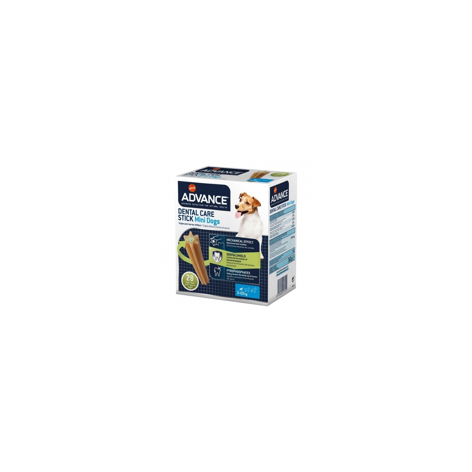 Snack Mini Advance Dental Care para Perros 360gr