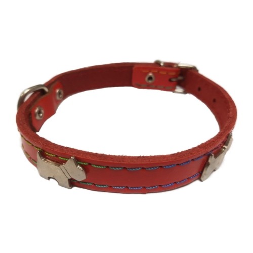 Collar Decorativo Rojo para Perritos 40cm