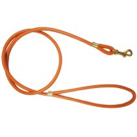 Orange Imitation Leather Leash