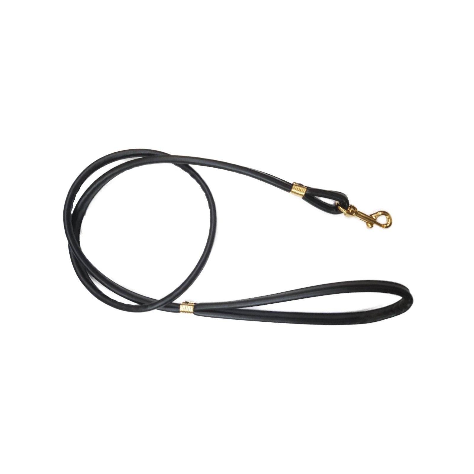 Simulated Leather Leash 8x1000mm Black