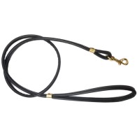 Simulated Leather Leash 8x1000mm Black