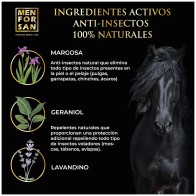 Natural Insect Repellent Shampoo for Horses Menforsan 1L