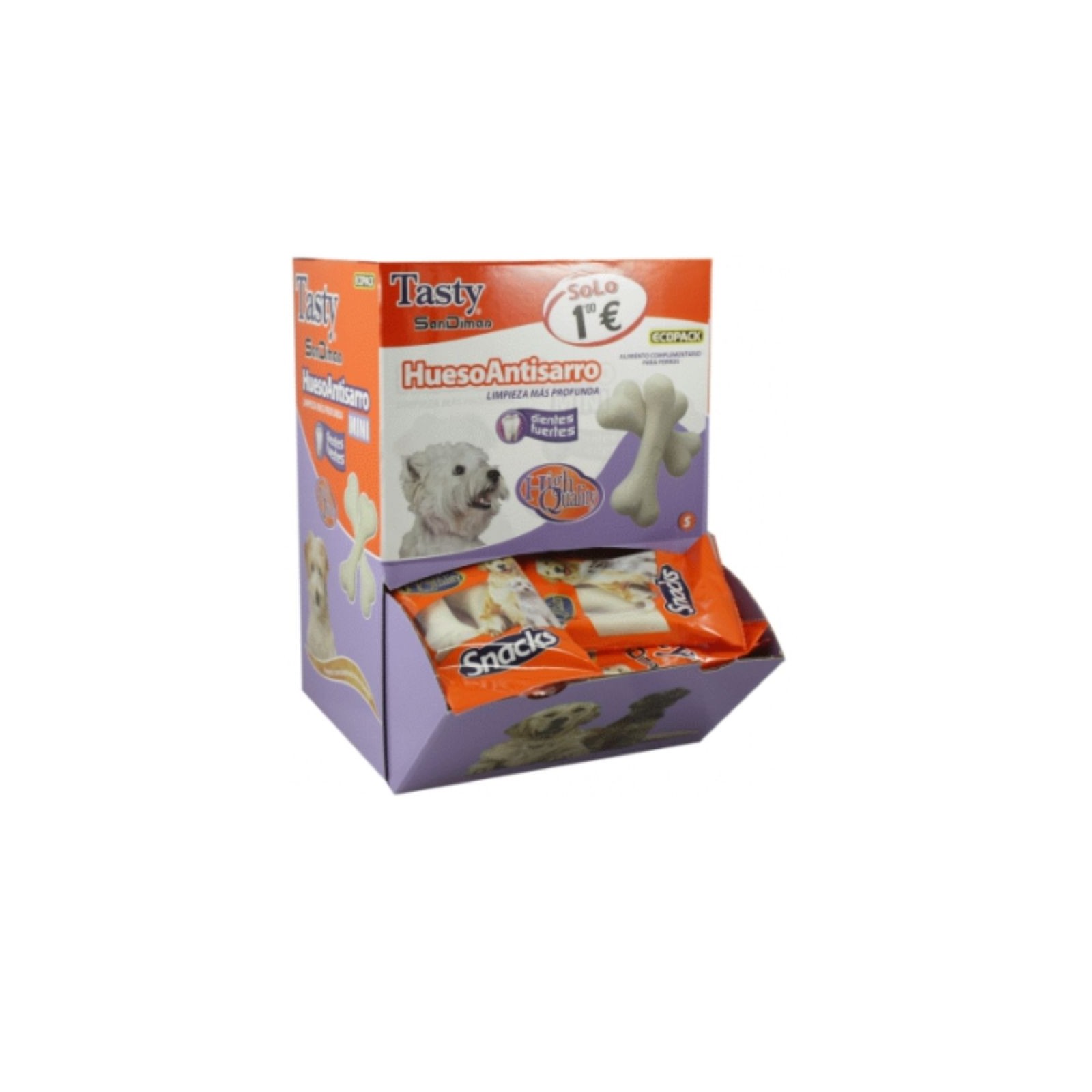 Anti-Tartar Bone Small Box of 40 bags for Dental Care