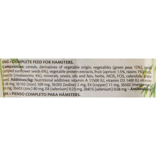 Mezcla para Hámster Nature 700g Versele Laga