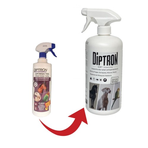 Insecticida Diptron Qm para Caballos y Perros 1L