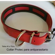 Collar de Cuero Protegido Natural 40x3cm