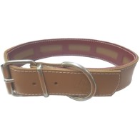 Collar Cuero Protec Natural 45x3cm