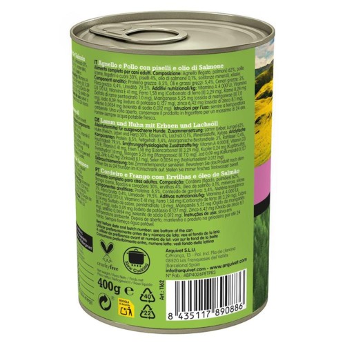 Lamb and Chicken with Peas Wet Food 400g Healthy Pet