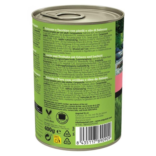 Canned Salmon and Turkey with Peas 400g