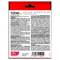 Taberdog Collar Permethrin 60cm Red