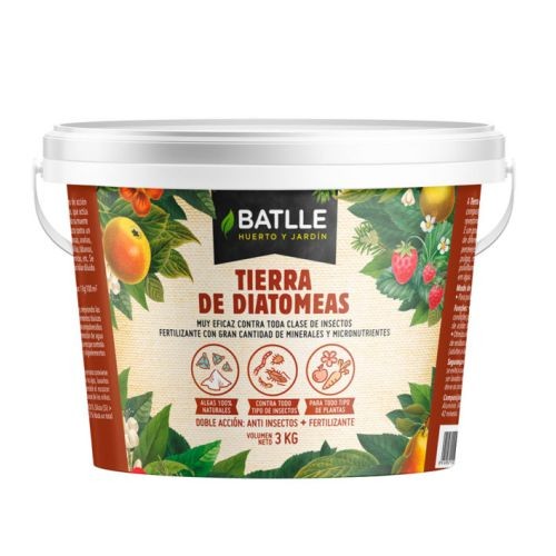 Tierra De Diatomeas Eco 3 Kg para Control de Plagas