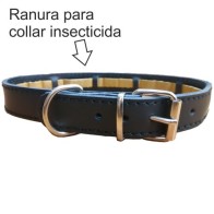 Collar Protect de Cuero Marrón