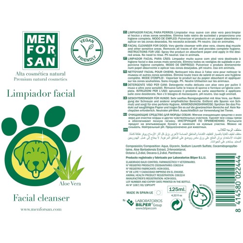 Menforsan Limpiador Facial Perros 60ml