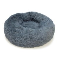 Soft Dark Grey Round Bed 50cm