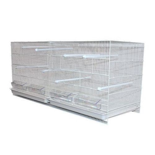 Large White Flight Cage for Birds