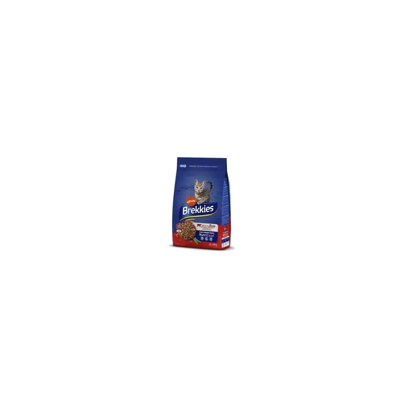 Alimento para Gatos Brekkies con Buey 3,5 Kg