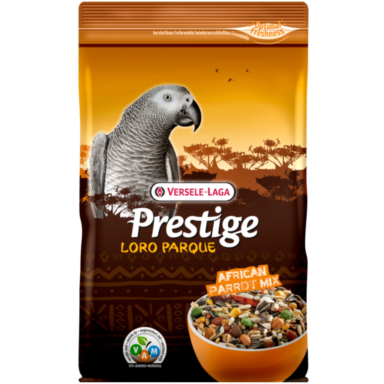 Loros African Parrot Mix 2,5 Kg - Dieta Completa para Loros Pequeños