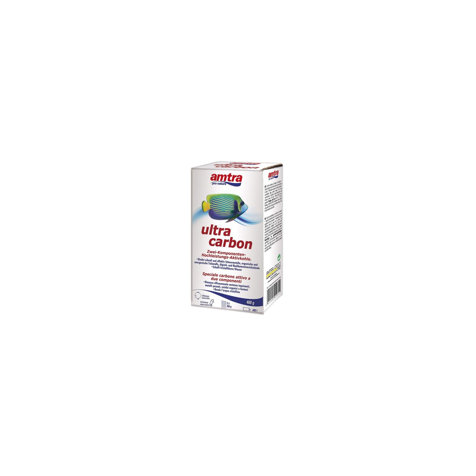 Carbón Ultra Amtra 400gr. - Carbón Activado para Acuarios