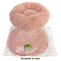 Cama Redonda Suave Rosa 50cm.