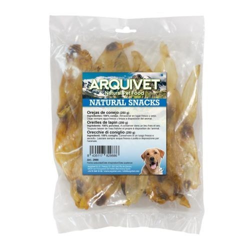 Dehydrated Rabbit Ears Snack for Dogs