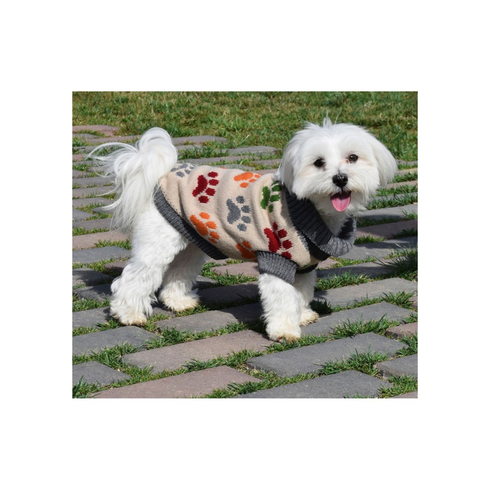 Eco-Line Paw Print Sweater 40cm