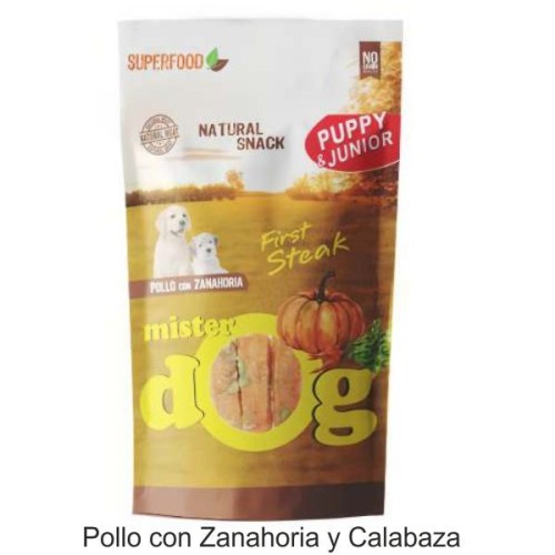 Snack de Pollo con Zanahoria 70g Mister Dog