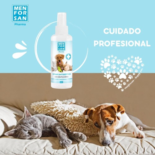 Spray Antiséptico Clorexidina para Mascotas 60ml