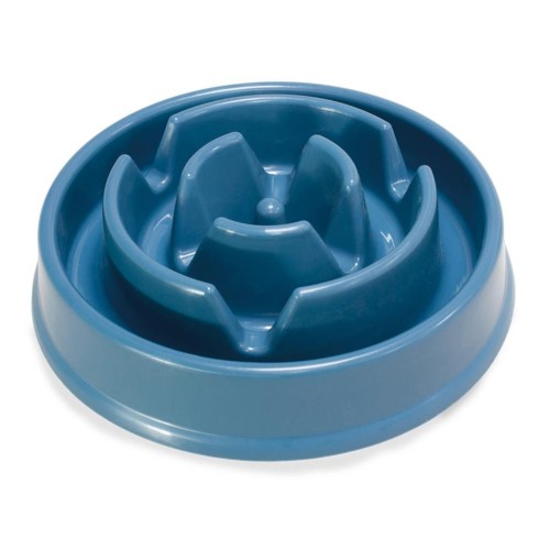 Blue Slow Feeder Bowl for Pets