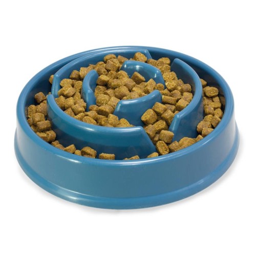 Blue Slow Feeder Bowl for Pets