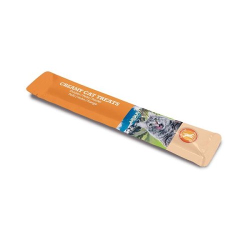 Snack Cremoso de Pollo para Gatos 5 Sobres 14g