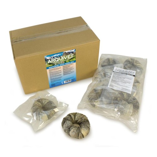 Nutritious Chewy Cod Skin Rings for Dogs 12 Units