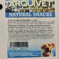 Nutritivos Aros Masticables de Piel de Bacalao para Perros 12 Uds.