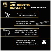 Spray Repelente Natural para Caballos 500ml.