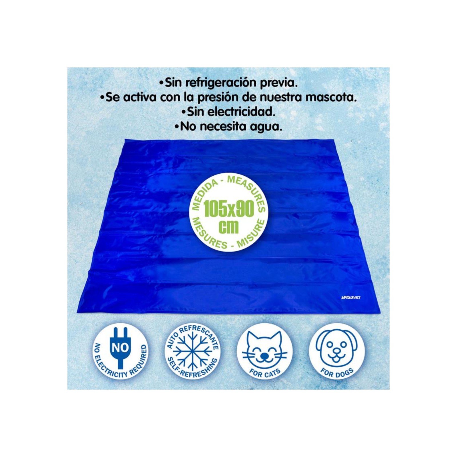 Cooling Mat for Dogs and Cats 90x105 cm