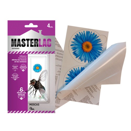 Masterlac Adhesivo Insecticida Ventanas 4 Uds.