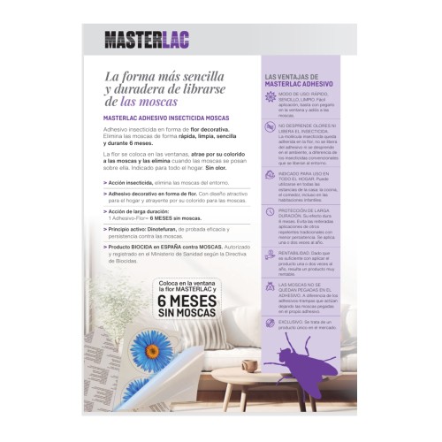 Masterlac Insecticide Adhesive for Windows 4 pcs