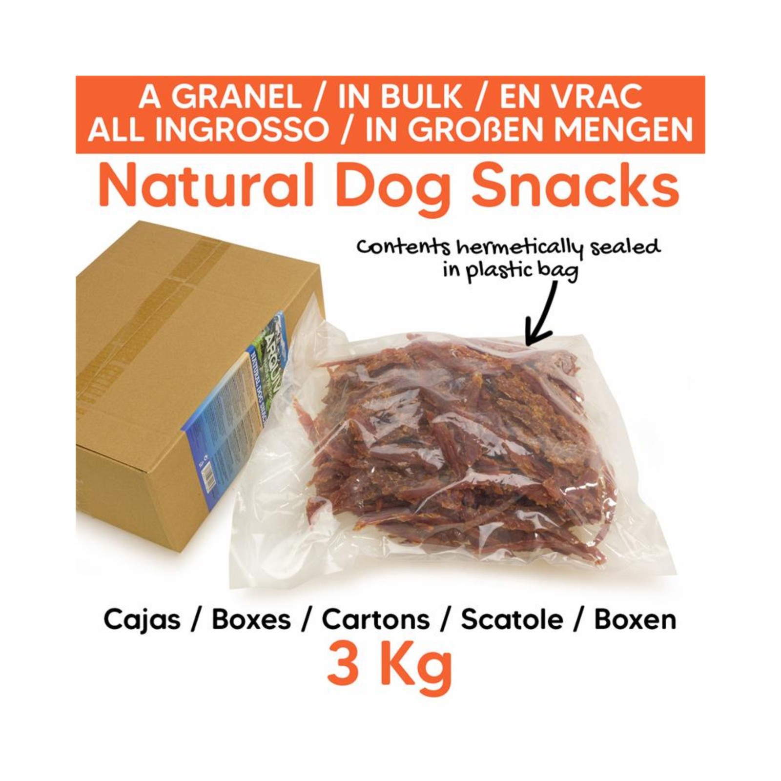 Snack Filete De Pato A Granel 3Kg